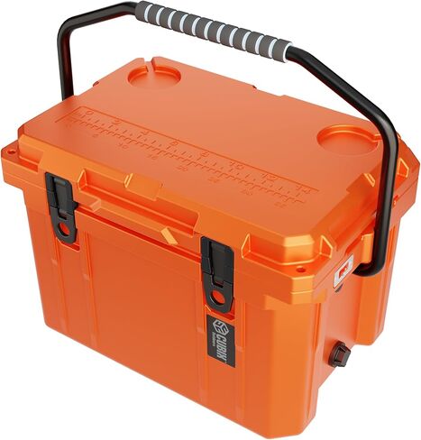 مبرد صلب محمول من QuadraX 20QT Rotomolded للتخييم وصيد الأسماك والشاطئ | صندوق ثلج معزول للخدمة الشاقة | الاحتفاظ بالبرد 5 أيام in Saudi Arabia