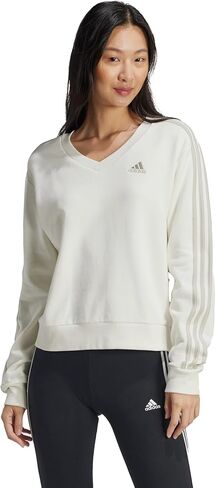 سويت شيرت adidas Essentials 3-Stripes برقبة على شكل حرف V Preloved Fig XL in Saudi Arabia