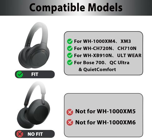 Adhiper Silicone Ear Pads Cover Protector for Sony WH-1000XM3/1000XM4 Headphone Cushions,Sweat-Proof and Washable Ear Cushions Cover for Sony WH-1000XM3/1000XM4(WH1000XM3/1000XM4) (White) in Kuwait