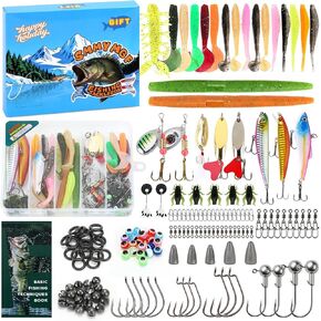 3-Layer Fishing Tackle Box Kit with Accessories Case and Tools in Kuwait