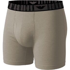 American Heaven Men's Underwear Trunks 6-Pack, Stretchy Ultra Soft Fitted Boxer Brief with Fly in Kuwait