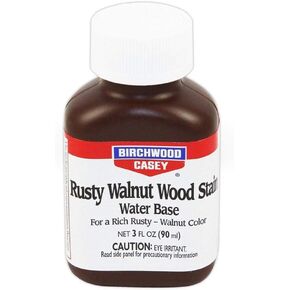 Birchwood Casey Easy-to-Use Fast-Acting Walnut Wood Water-Based Stain for Gun Stock Staining & Antiquing, 3 OZ Bottle in Kuwait