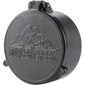 Butler Creek 21 Objective Flip Open Scope Cover , Black in Saudi Arabia