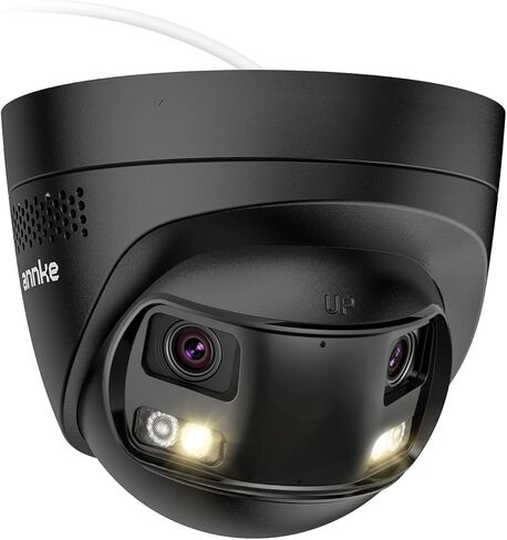 كاميرا ANNKE 8MP UltraHD للأمان الخارجي IP Bullet PoE، كاميرا 4K PoE مع اكتشاف الإنسان/المركبة بالذكاء الاصطناعي، عدسة 4.0 مم، رؤية ليلية 100 قدم EXIR 2.0، مقاومة للطقس IP67، ميكروفون مدمج وفتحة بطاقة SD - أبيض in Saudi Arabia