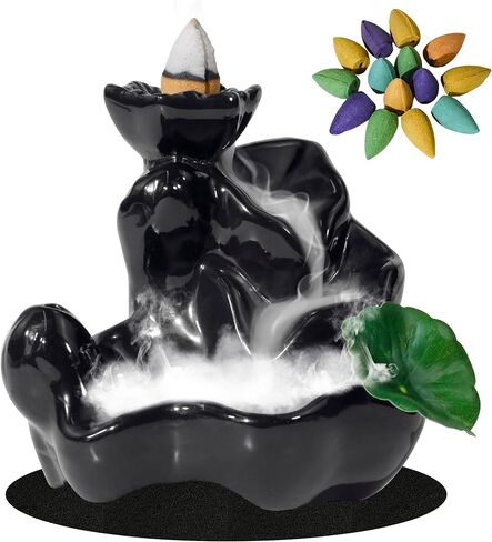 Incense Sticks Holder Incense Burner Holder, Incense Tray for Sticks, Ceramic Incense Ash Cather for Counters, Meditation Room, Yoga, Home, Office in Saudi Arabia
