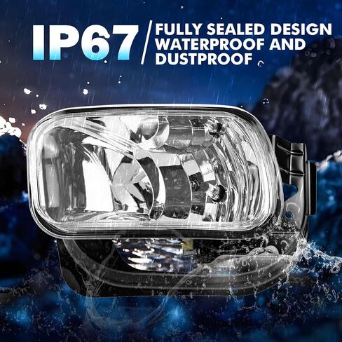 Fog Lights Compatible with 2009-2018 Dodge Ram 1500 2500 3500, Bumper Driving Fog Lamps in Saudi Arabia