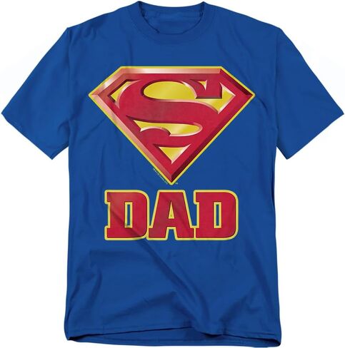 Popfunk Classic Superman Superdad Super Dad Logo T Shirt for Father's Day & Stickers in Saudi Arabia