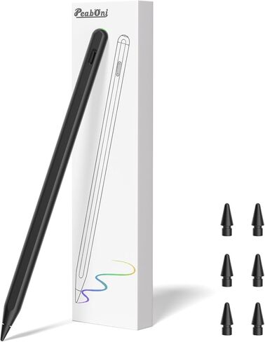 قلم شحن لاسلكي مغناطيسي من الجيل الثاني لجهاز Apple iPad، شحن سريع 2X، متوافق مع Apple iPad Pro11 في 1/2/3/4، iPad Pro 12.9 في 3/4/5/6، iPad Air 3/4/5، iPad Mini 5/6، ايباد 6/7/8/9/10، بنفسجي in Saudi Arabia