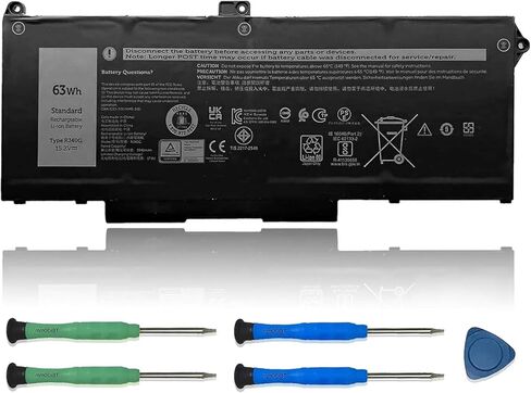 Vanpir VG93N Laptop Battery Compatible with Dell Latitude 15 5580 5590 5591 E5580 E5590 E5591 Precision 15 3520 3530 M3520 M3530 Series Notebook WFWKK 0WFWKK 11.4V 92Wh 7666mAh 6-Cell in Kuwait
