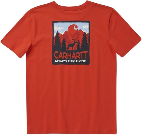 Carhartt Boys' Short-Sleeve Outdoor Exploring T-Shirt in Saudi Arabia