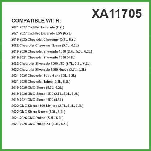 فلتر هواء المحرك الفاخر XA11705 من ECOGARD يناسب شيفروليه سيلفرادو 1500 5.3L 2019-2022، سيلفرادو 1500 4.3L 2019-2022، سيلفرادو 1500 6.2L 2019-2022، سيلفرادو 1500 2.7L 2019-2022، تاهو 5.3L 2021 in Saudi Arabia