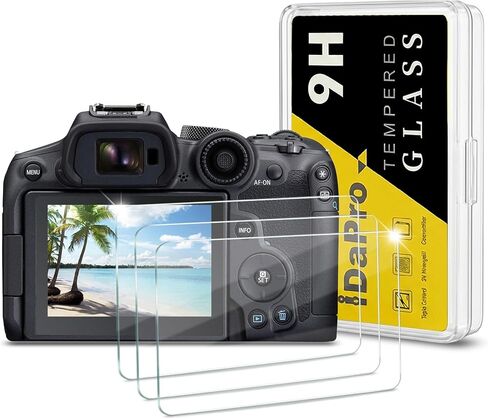 Screen Protector for Canon EOS R7 [3 Pack] ，iDaPro Tempered Glass Easy Installation in Saudi Arabia