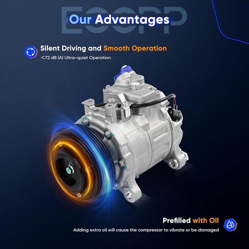 ECCPP A/C Compressor with Clutch 2013-2017 Fit for BMW X3 2.0L CO 29206C AC Compressor in Saudi Arabia