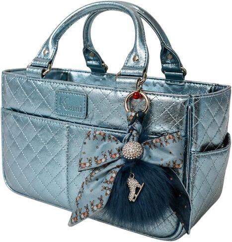 Ice Skating Rink Tote - Great for Skate Guards Water Bottle and Other Skating Accessories with Charms in Saudi Arabia