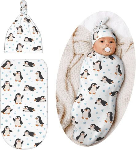 Dragon Swaddle Blanket with Hat for Baby, Swaddling Dragon Theme Baby Stuff in Saudi Arabia