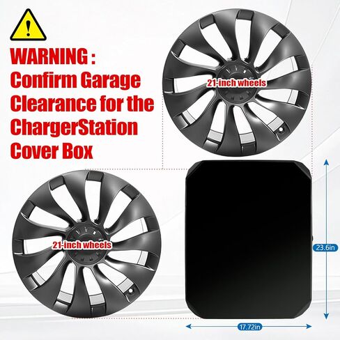 Heavy Duty Outdoor Charger Station Cover Box fit for Tesla gen 3th Wall Connector & Most EV Charger, Large Size Waterproof Dustproof Indoor/Outdoor Wall Mount Charger Enclosure in Saudi Arabia