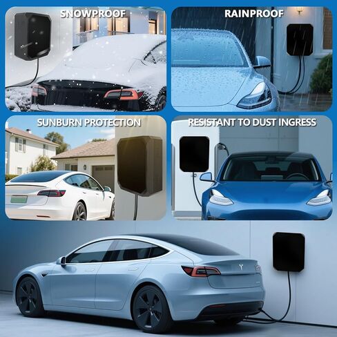 Heavy Duty Outdoor Charger Station Cover Box fit for Tesla gen 3th Wall Connector & Most EV Charger, Large Size Waterproof Dustproof Indoor/Outdoor Wall Mount Charger Enclosure in Saudi Arabia