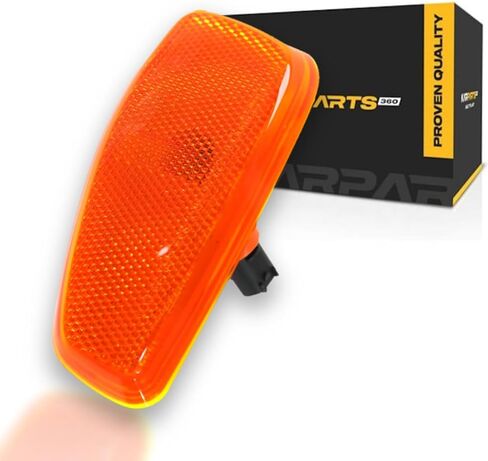 KarParts360 لسيارة Jeep Renegade مجموعة مصابيح إشارة الإشارة 2015 16 17 18 2019 زوج جانبي للسائق والركاب الأمامي لـ CH2550134 | 68256050AA in Saudi Arabia