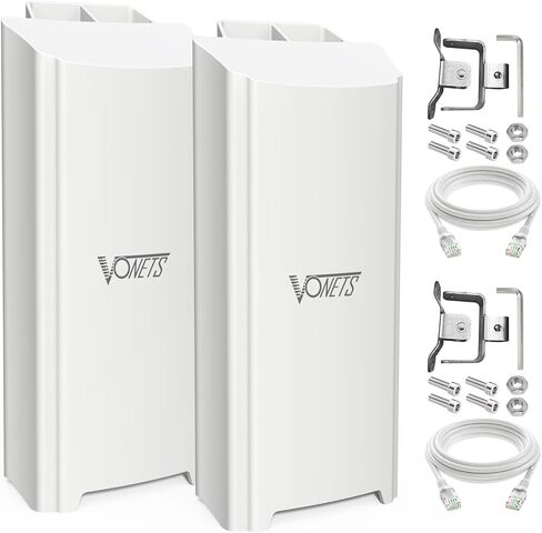 VONETS VAR11N-300 Portable WiFi Router 2.4GHz WiFi Bridge Wireless Repeater WiFi Hotspot to Ethernet WAN/LAN 2 RJ45 Ports(10/100Mbps) DC/USB Powered for Hotel IP Printer Network Devices in Kuwait