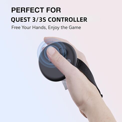 مقابض وحدة التحكم VR من APEXINNO، أشرطة مفاصل نشطة قابلة للتعديل مع غطاء بطارية لملحقات Meta Quest 3، استبدال غطاء بطارية حزام وحدة التحكم VR لـ Oculus Quest 3 in Kuwait