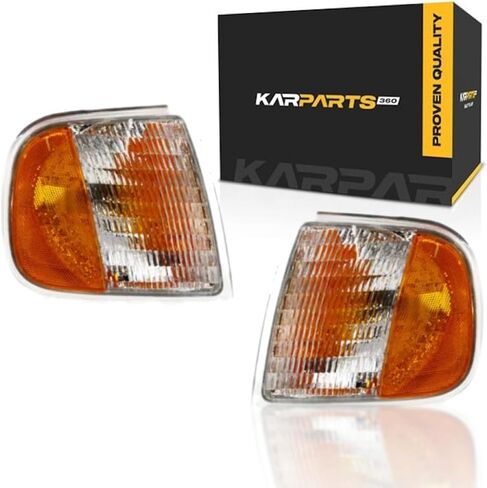 لوحدة إضاءة إشارة وقوف السيارات Ford F150 / 250 1997-2003 زوج من جانب السائق والراكب لـ FO2550118 | F75Z 13201 ايه سي in Kuwait