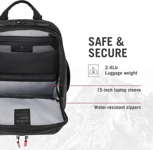حقيبة ظهر للكمبيوتر المحمول Victorinox Touring 2.0 مقاس 15 بوصة باللون الرمادي الفاتح in Saudi Arabia