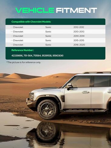 منظم نافذة الطاقة الأمامية YHTAUTO جانب الركاب مع مجموعة محرك 2 دبوس لسيارة تشيفي سونيك 2012-2020 سيدان/هاتشباك in Saudi Arabia