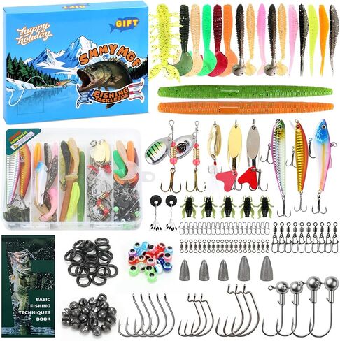 3-Layer Fishing Tackle Box Kit with Accessories Case and Tools in Kuwait