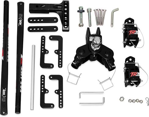 Camco Eaz-Lift TR3 800lb Weight Distribution Hitch Kit | Features 1,000lb Max Tongue Weight Rating, Pre-Installed 2-5/16-inch Hitch Ball, and Adjustable Sway Control | (48904) in Saudi Arabia