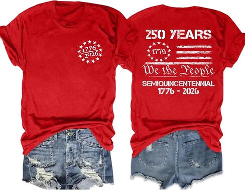 American Flag Shirts for Women: 4th of July T Shirt Funny USA Print Tees Patriotic Casual Short Sleeve Tops in Saudi Arabia