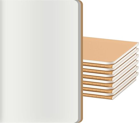 12 حزمة من دفاتر الملاحظات للمسافرين والطلاب والمكاتب، مخطط دفاتر ملاحظات للكتابة مع ورق مسطر، مسطر بالكلية، 60 صفحة، 30 ورقة، 8.3 × 5.5 بوصة، حجم A5، مجموعة مجلة السفر in Kuwait