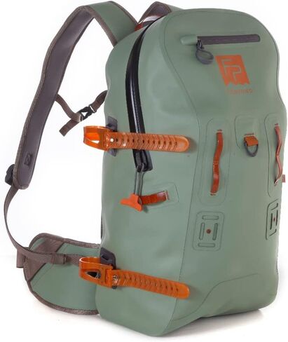 حقيبة ظهر Fishpond Thunderhead غاطسة مقاومة للماء لصيد الأسماك والسفر - برتقالية صديقة للبيئة in Saudi Arabia
