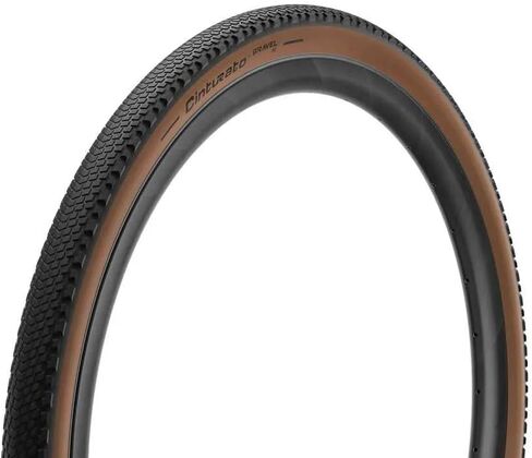 Pirelli Cinturato Gravel H Bike Tire, Hard Gravel Surfaces, Tubeless Ready Clincher TLR, Grip & Adapt, Advanced Puncture/Cut Protect, (1) Tire, Classic Tan, 650b x 45 in Saudi Arabia