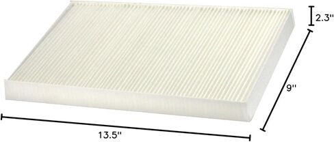 ECOGARD XC45383 Premium Cabin Air Filter Fits Volkswagen Beetle 1998-2010, Jetta 1993-2005, Passat 2002-2005, Golf 1993-2006, Jetta DIESEL 1997-2005, Beetle DIESEL 1998-2006, Golf DIESEL 1999-2006 in Saudi Arabia