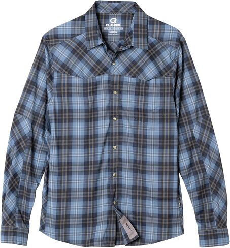 Club Ride Apparel Go Long - Men's Flannel Long Sleeve Shirt in Saudi Arabia