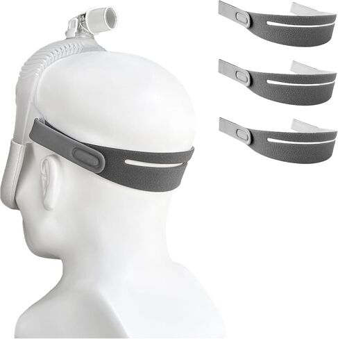 3 Packs Replacement Nasal Mask Straps for Airfit N30i and P30i Closed Edges Headgear CPAP Headgear Adjustable Head Straps Compatibility with N30i/P30i(Without Mask Frame) in Saudi Arabia