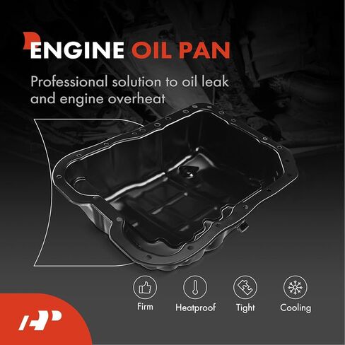 A-Premium Engine Oil Pan with Drain Plug Compatible with Hyundai Santa Fe 2010-2020 Santa Fe Sport 2013-2018 Sonata 2006-2019 Tucson 2010-2020 Optima 2006-2020 Sportage 2011-2020 2.0L 2.4L in Saudi Arabia