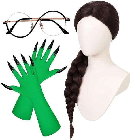 Swooflia Blue Ponytail Wig for Women & Cosplay Accessories - Convenient Set Includes Adjustable Wig Cap, Hair Clips, Cosplay Wig for Halloween, Costume, Party and Daily Use (Wig2-28) in Saudi Arabia