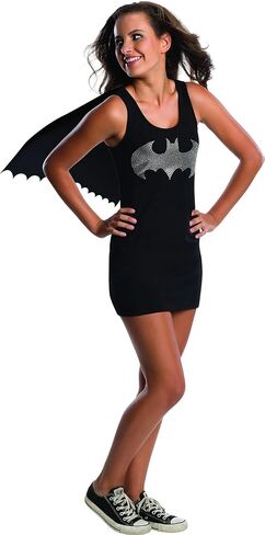Rubie's DC Superheroes Batgirl Teen Rhinestone Tank Dress With Removable Cape in Saudi Arabia
