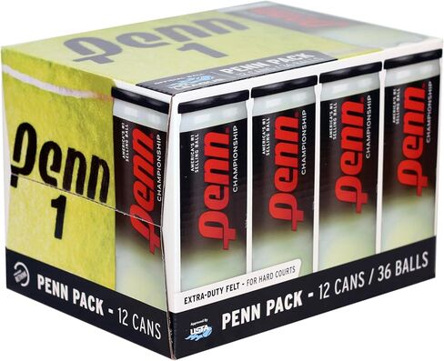Penn Championship Tennis Balls - Extra Duty Felt Pressurized Tennis Balls in Saudi Arabia