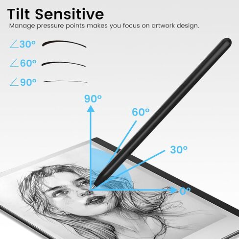 24-Pack Replacement Mesh Fiber Tips & Rubber Tips only Compatible with Granarbol 4-in-1 Stylus Touch Screen Pen 0.20-inch(5mm) & 0.28-inch(7mm) Series in Saudi Arabia