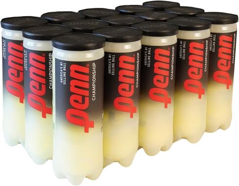 Penn Championship Tennis Balls - Extra Duty Felt Pressurized Tennis Balls - 24 Cans, 72 Balls in Kuwait