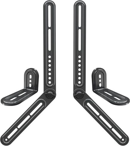 Mounting Dream Soundbar Mount Sound Bar TV Bracket with Holes/Without Holes, Non-Slip Base Holder Extends 3.4" to 6.1", Up to 20 LBS, Safe and Easy to Install MD5425 in Saudi Arabia