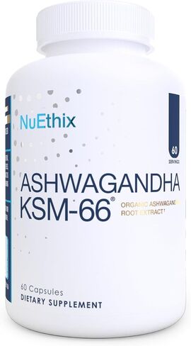 NuEthix Formulations Cort-Eaze - Cortisol Manager - Health Support Supplement with Ashwagandha, L-Theanine & Rhodiola Rosea - Relaxation and Deep Sleep, 60 Capsules, 30 Servings in Kuwait