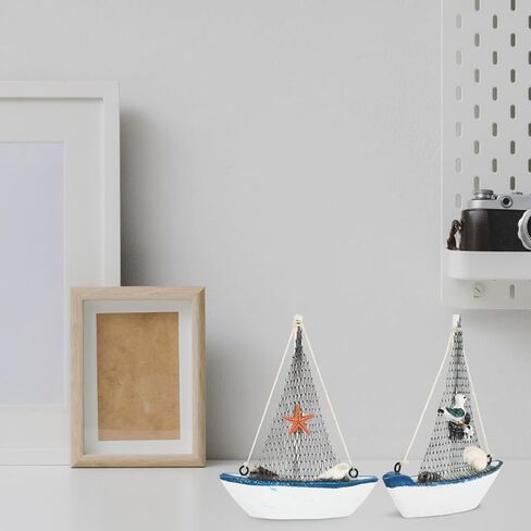 IMIKEYA 4pcs Mini Sailboat Model Sailboat Ornament Beach Decor Sailboat Decor Nautical Decor Sailboat Model Nautical Party Decorations in Saudi Arabia