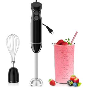 Bonsenkitchen Immersion Hand Blender, Smoothie, Puree, Baby Food | Electric Handheld Mixer Portable Stick Mixer with Stainless Steel Blades for Soup, Emulsion Blender with 2 Mixing Speed in Kuwait