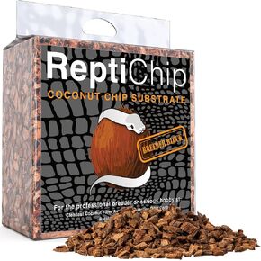 reptichip الزواحف الركيزة رقاقة جوز الهند الفراش 72 لتر كتلة قشر جوز الهند العضوية المضغوطة لموئل الثعبان، كرة بايثون تررم، خزانات السلاحف، الضميمة السلحفاة in Kuwait