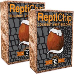 reptichip الزواحف الفراش فضفاضة رقاقة جوز الهند 36 لتر كوكو قشر الركيزة المهاد لموئل الثعبان، الكرة بايثون تررم، خزانات السلاحف، الضميمة السلحفاة in Kuwait