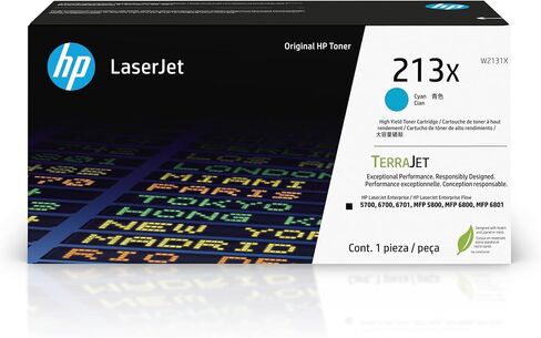 HP 213X High Yield Magenta Original LaserJet Toner Cartridge, W2133X. Works LaserJet Enterprise 5700, 5800, 6700, 6701, 6800, 6801 in Saudi Arabia