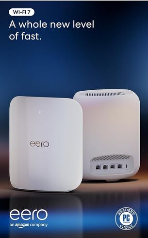 Amazon eero Max 7 mesh wifi router (newest model) - Supports internet plans up to 10 Gbps, Coverage up to 2,500 sq. ft., Connect 250+ devices, 1-pack in Saudi Arabia